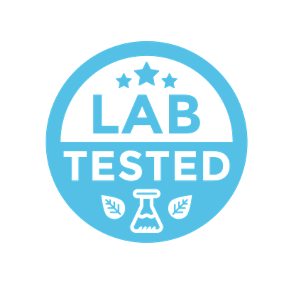 Sello probado en laboratorio Lab Tested